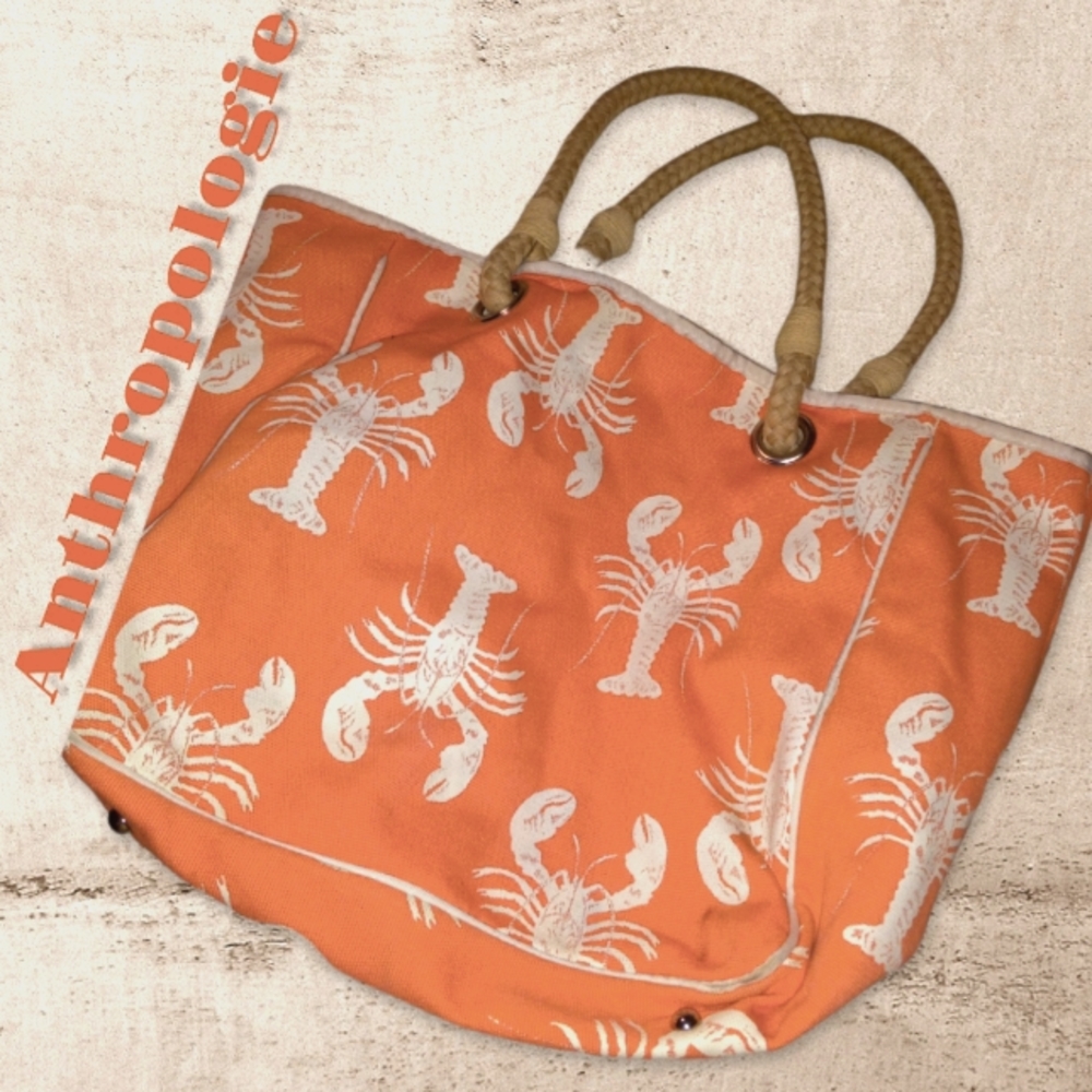 Anthropologie Donna Dixon Lobster Tote